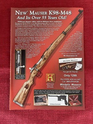 K-98 & M -48 Mauser 2005 Print Ad Mitchell s Mausers Fountain Valley California