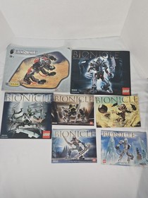 Lego Bionicle Instruction Manuals Lot of 11 8595 8596 8594 8593 8606 8615 8531