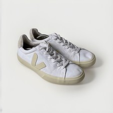 VEJA CAMPO Canvas White Lace Up Men’s Trainers UK 11, EU 45
