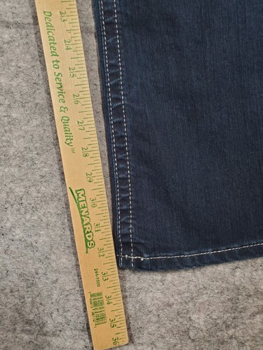 Jeans blu MISS ME DONNA taglia 27 bootcut JP6228B tasche bling lavaggio scuro - Foto 9 di 11