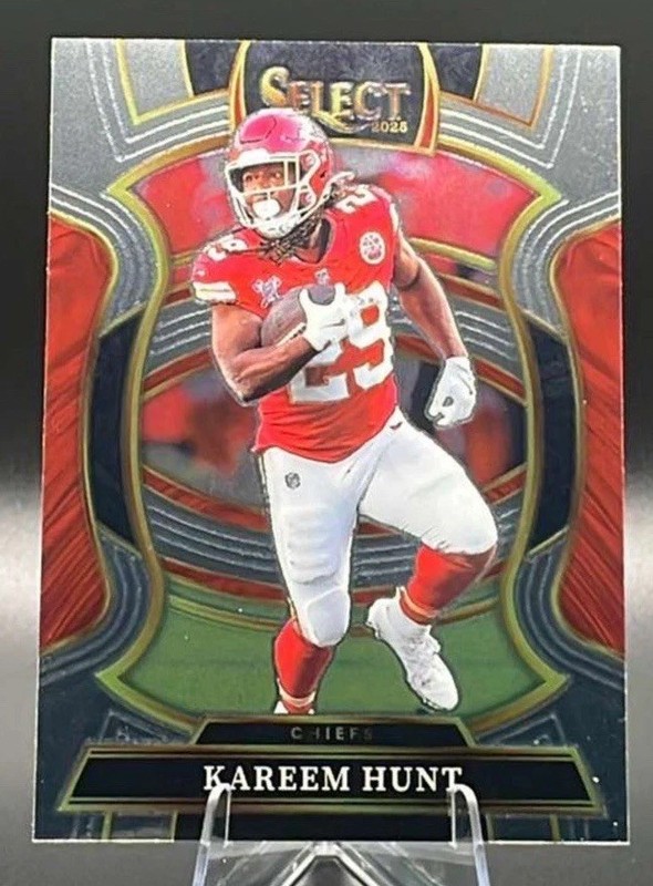 Panini 2025 Select Concourse NFL Football Kareem Hunt Kansas City Chiefs #7