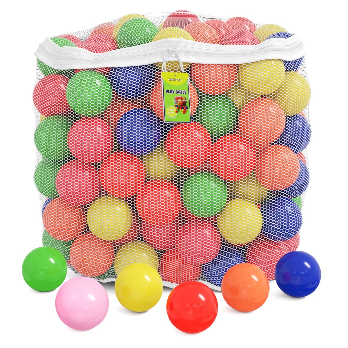 Click N' Play 200 Phthalate BPA Crush Proof Plastic Ball Pit 0005b