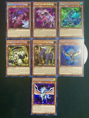 All ADVANCED CRYSTAL BEASTS Holographic Secret Rare | Pegasus Tiger YuGiOh  