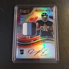 #7/25 Darrynton Evans Tie Dye Rookie Auto 2020 Select Autograph Card App St