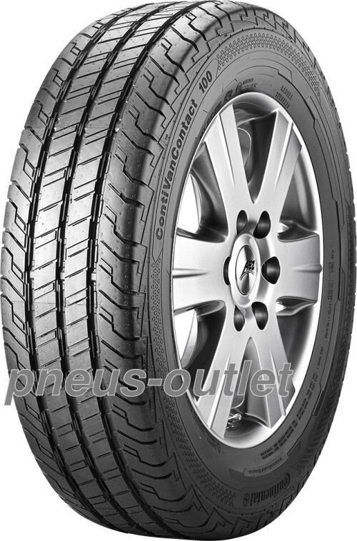 Pneu été Continental ContiVanContact 100 215/70 R15C pour camionnette et fourgon robuste