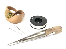 Rope Splice Kit, Comes With Palm, Needles, White Whipping twine, Splicing Fid