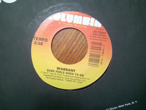 COLUMBIA 45 RECORD/WARRANT/UNCLE TOM'S CABIN/SURE FEELS GOOD TO ME/ EX+ - Picture 2 of 2