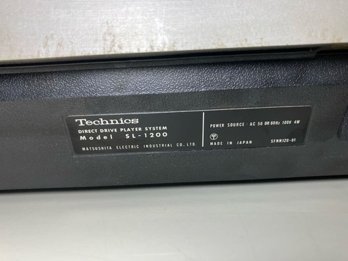 Technics SL-1200 First Generation Turntable Direct Drive Record Player Working - Picture 3 of 10