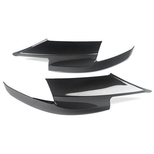 Esquina labial divisor delantero estilo fibra de carbono para 15 BMW F10 M5 2011-2016 - Imagen 6 de 8