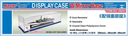 Trumpeter / Master Tools 09851 - Display Case With Mirror Base 359X89X89Mm WxL