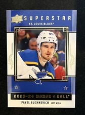 23-24 UD Series 1 Hockey Superstar Honor Roll HR-7 Pavel Buchnevich