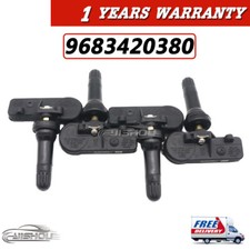 4pcs 9683420380 New TPMS Tire Pressure Sensors For Peugeot 308 Citroen C4 433MHz