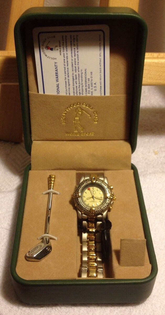 Hollywood Golf Club World Sports Womens Watch New With Mini Hollywood Golf Club World Sports Womens Watch New With Mini