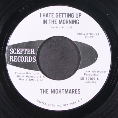 NIGHTMARES: i hate getting up in the morning / versa vice SCEPTER 7'' Single