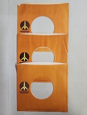 45 RPM 7" RECORD SLEEVES CO. SLEEVE 3 PACK SEE PHOTOS - Monument SLV191
