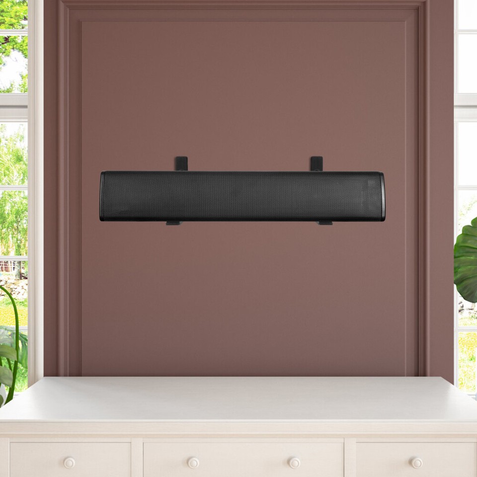 2pcs Speaker Stands Desk Wall Mount Audio Rack Soundbar Wall Mount