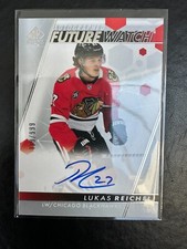 2022-23 SP Authentic Future Watch Auto #107 Lukas Reichel /999