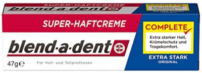 Blend-a-dent Super-Haftcreme extra stark 3er Pack