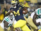 Denard Robinson Signed Michigan Wolverines White Home Throwback Jersey (Beckett) — photo 6