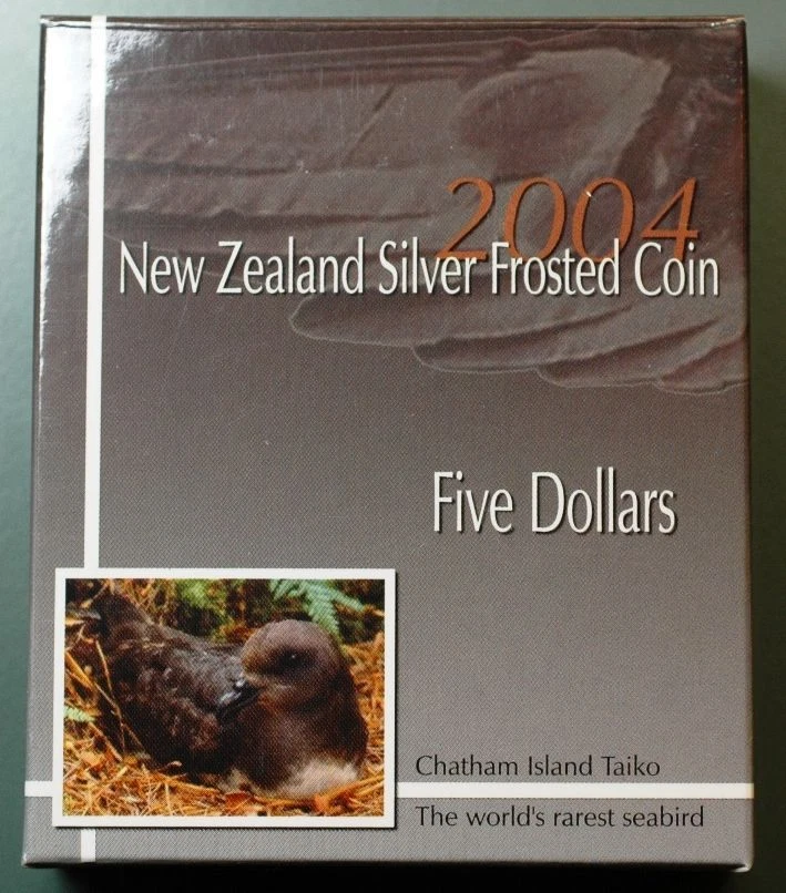 New Zealand - 2004 - Silver Proof Coin- Chatham Island Taiko !!!mintage 1,300!!! - Изображение 3 из 4