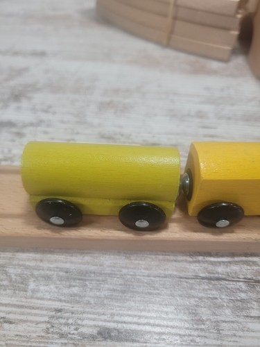 20 Pieces IKEA LILLABO 17917 Wooden Tracks & Trains - Picture 18 of 23