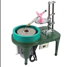 Jewelry Gem Faceting Angle Machine Polishing Jade Stone 6-inch Aluminum Plate
