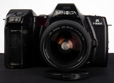 Minolta Alpha 7700i QD 35mm Film AF SLR + AF Zoom 28-80mm f