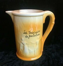 Rare pichet pastis Janot signé Sicard Lei Dansaire de Garlaban