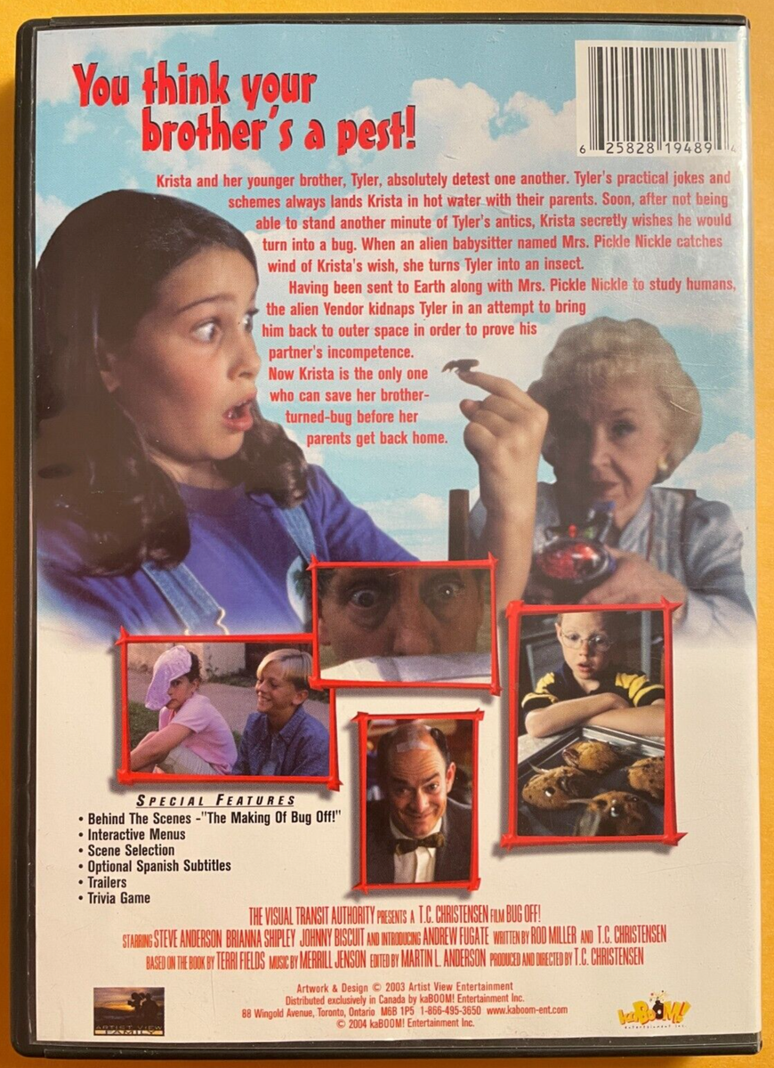 Bug Off! (2001) DVD 2003 T.C. Christensen Film Steve Anderson