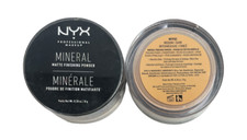 Nyx Mineral Matte Finishing Powder (0.28oz/8g/Medium Dark) Lot Of 2, New