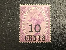 ICOLLECTZONE British Honduras 30 Very Fine hinged