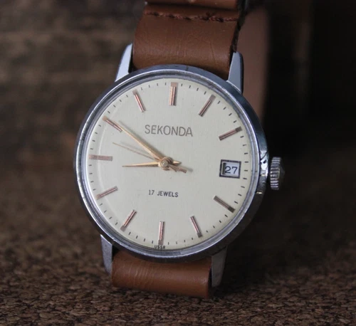 Sekonda Poljot 2614.2H VINTAGE Soviet WRIST Watch Classic Mechanical ussr Watch