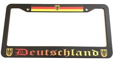 DEUTSCHLAND HAMBURG MUNICH License Plate Frame Cover Holder  GERMAN Flag BERLIN