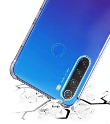 XIAOMI REDMI NOTE 8T  Anti Shock Silikon Case Tasche Schutzhülle Stoßfest Kanten