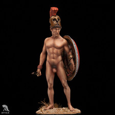 Greek athlete 54mm Painted Miniature Toy Soldier Pre-Sale Art Level
