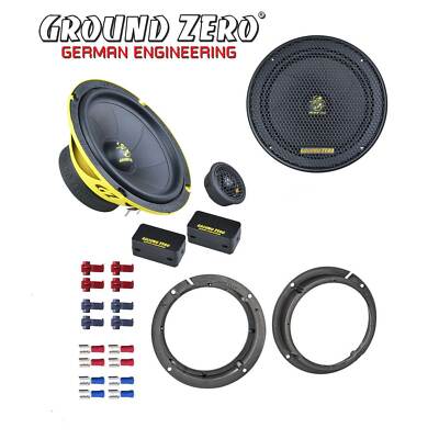 Ground Zero Auto SPL Lautsprecher System 16,5cm für Kia Soul II ab 2014