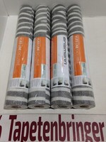 Vliestapete Erismann 4X 5905-15 (4Rollen) Grau Creme Zebramuster Restposten