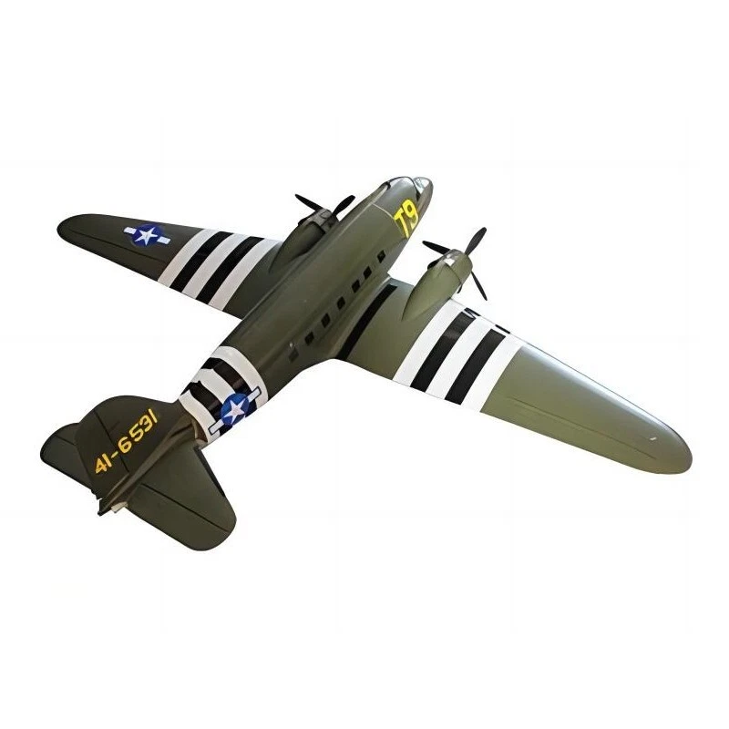 Dynam C-47 Skytrain V2 Green RC Warbird Plane 1500mm 59" Wingspan - Image 2 of 4