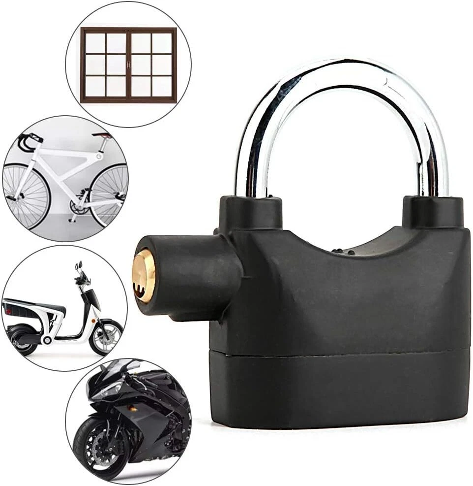 Bike siren lock sale