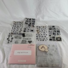 My Acrylix Close to my Heart - Every Occasion D1187- NIP  A LOT Of 6 More Acryl