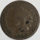 1883 United States Indian Head Cent Penny - Good (G) KM#90a -4228-AH — photo 1