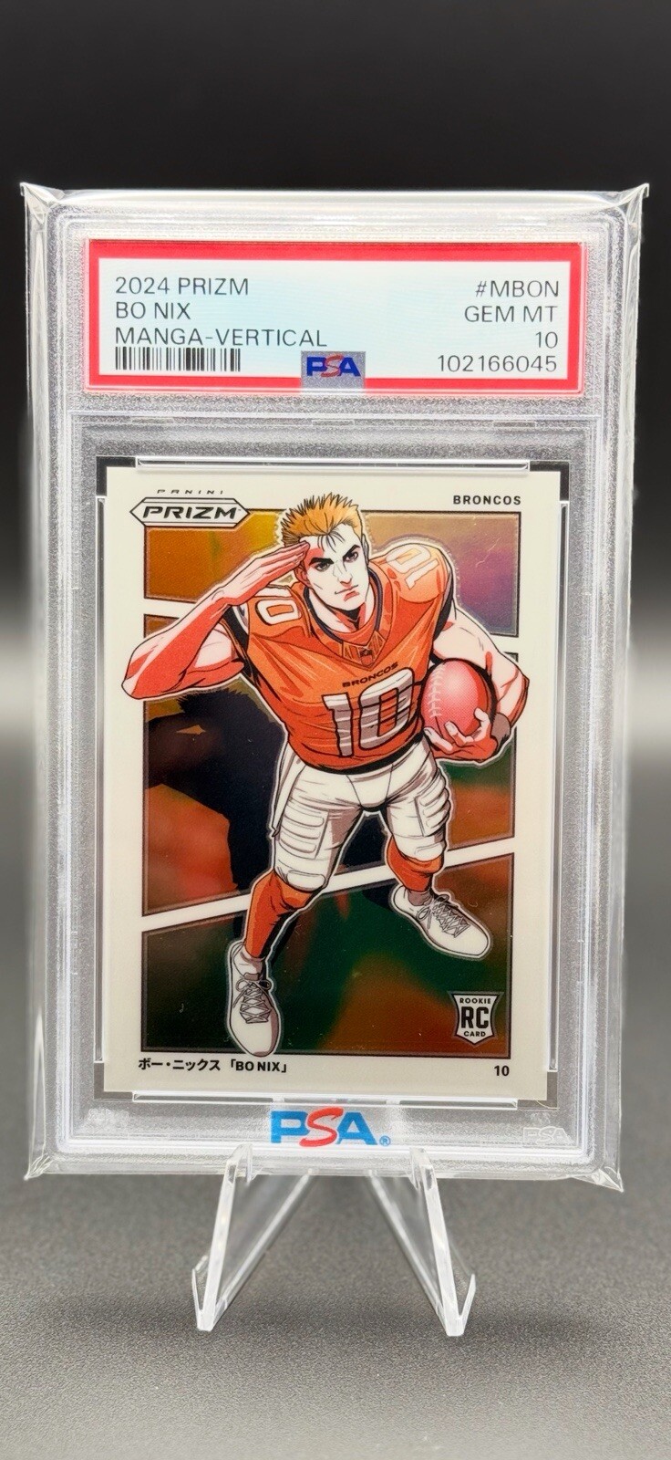 2024 PANINI PRIZM MANGA VERTICAL #MBON BO NIX ROOKIE RC PSA 10 🔥🔥
