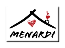 Menardi Magnet Fridge Magnet Surname Gift Idea Joke