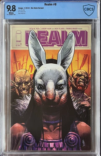 The Realm #8 Nic Klein Cover B - CBCS 9.8 - Image Comics 2017 - RARE!