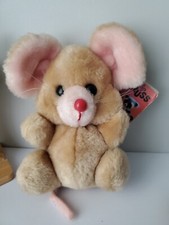 Vintage 1979 Russ Luv Pets Mouse Plush Stuffed Animal Original Tags 606