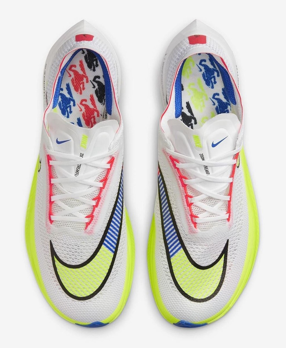 NEW Nike ZoomX Streakfly PRM Men Shoes White/Black/Volt/Blue