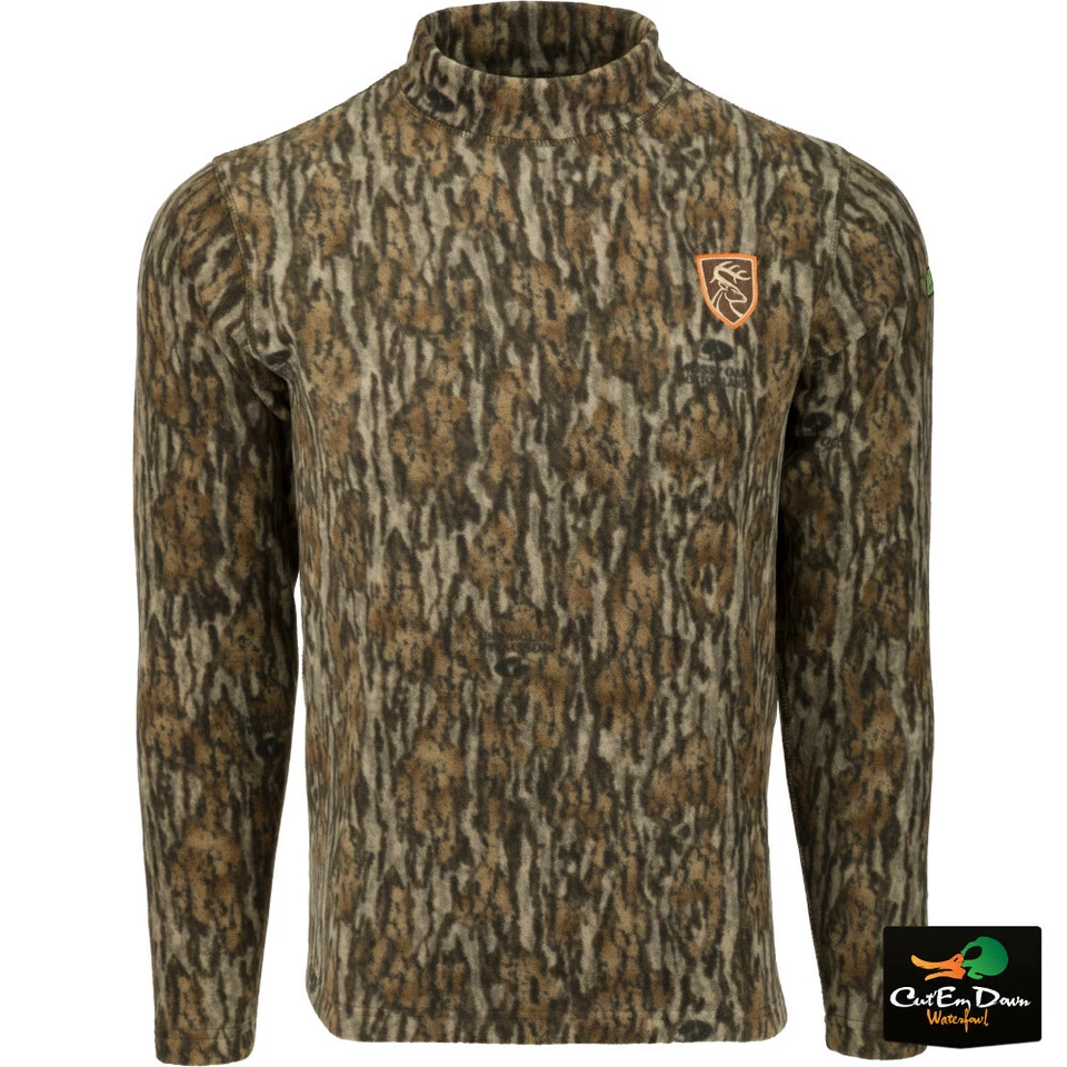 NON-TYPICAL BY DRAKE - STORM FRONT FLEECE MIDWEIGHT 4-WAY STRETCH MOCK NECK - Image 3 of 3