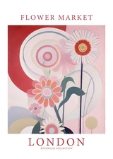 Flower Market Botanical London Wall Art Print Poster Home Decor A4