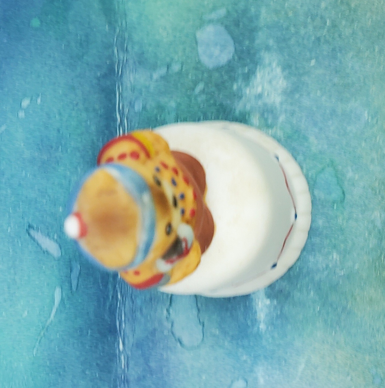 Lucy and Me Lucy Rigg Native American Boy Bear 2" thimble 1986