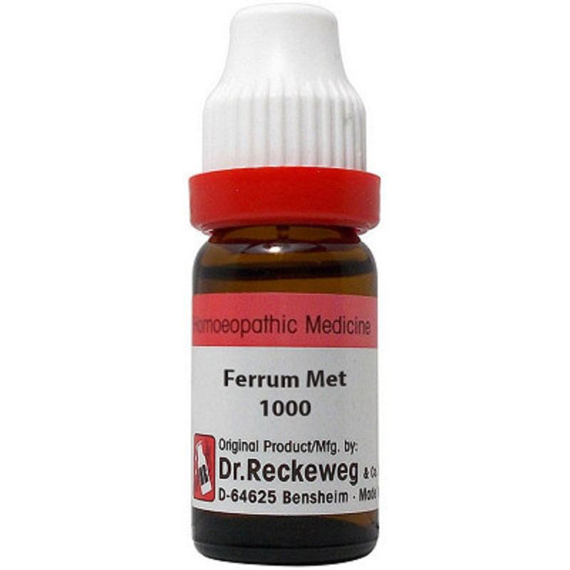 Dr Reckeweg Ferrum Max 59% supreme OFF Metallicum 1000 CH Dilution 11ml